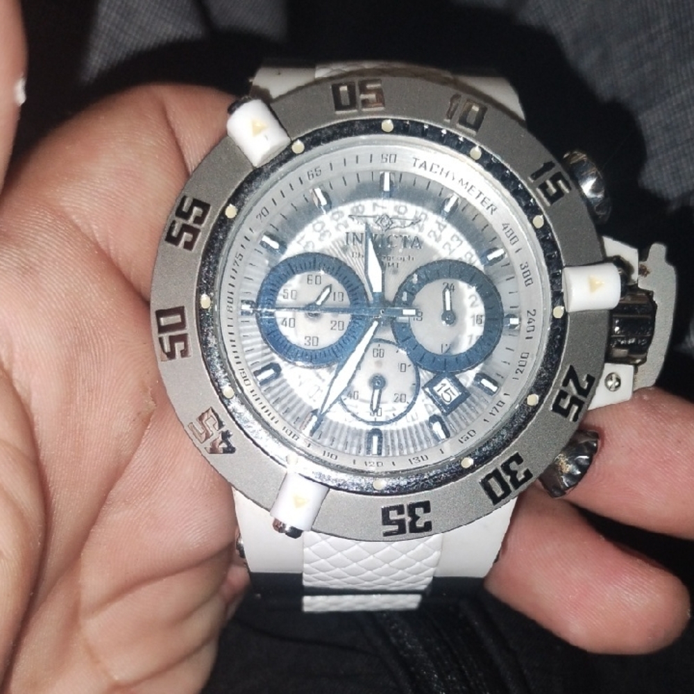 Invicta Silver and White Men's Watch